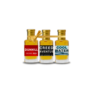 high quality Pack of 3 Attars (Creed Aventus, Dunhill Red & Cool Water) Fragrance Oil by Al Haseeb Islamic Mart alhaseeb.pk