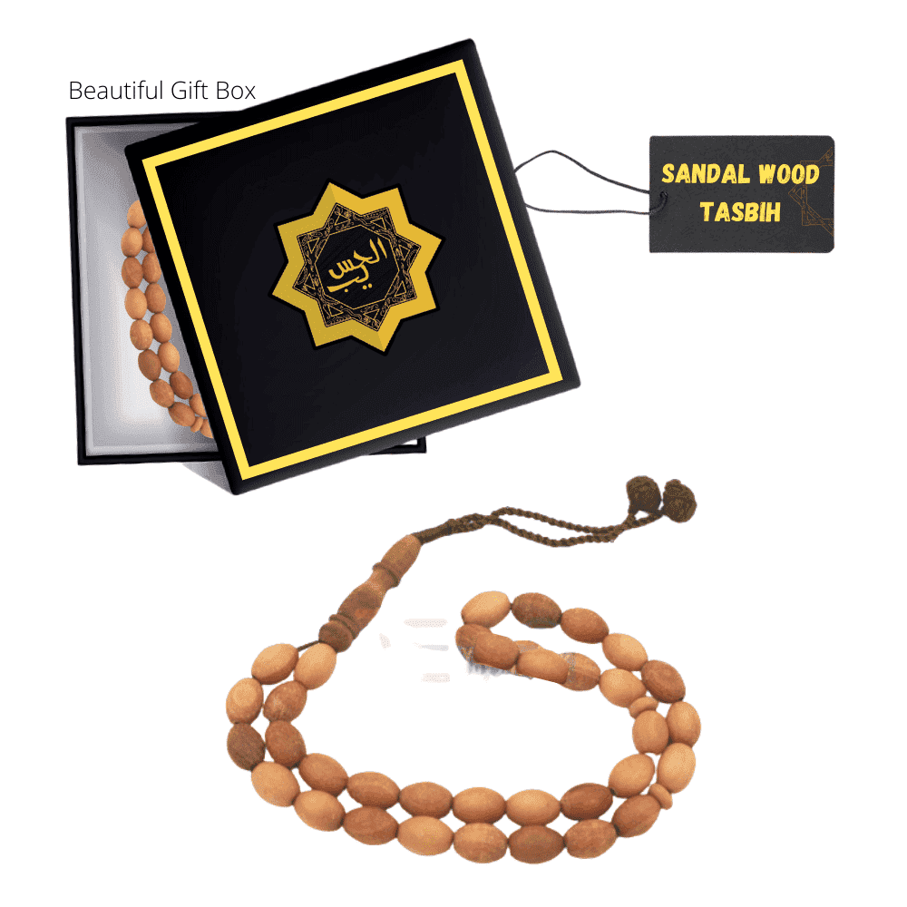 Indian Sandal Wood Tasbih 33 Beads - Main Image