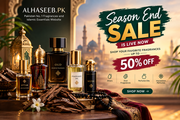 AlHaseeb.pk Season End Sale up to 50 percent off attars oud and fragrances in Pakistan