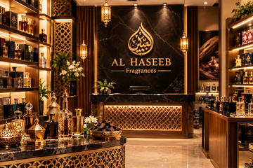 Attar shop near me in Lahore featuring Al Haseeb fragrances, oud attar and perfume oils