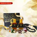 high quality Pack of 2 Attars (Hijra-e-Aswad & Ghulaf-e-Kaaba) & 33 Beads Tasbih Fragrance Oil by Al Haseeb Islamic Mart alhaseeb.pk