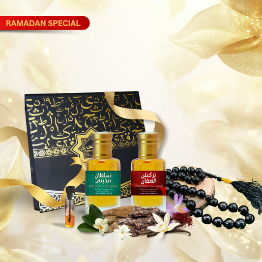 high quality Pack of 2 Attars (Turkish Al Afan and Sultan E Madina) Fragrance Oil by Al Haseeb Islamic Mart alhaseeb.pk