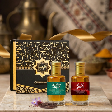 high quality Pack of 2 Attars (Turkish Al Afan and Sultan E Madina) Fragrance Oil by Al Haseeb Islamic Mart alhaseeb.pk