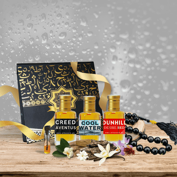 high quality Pack of 3 Attars (Creed Aventus, Dunhill Red & Cool Water) Fragrance Oil by Al Haseeb Islamic Mart alhaseeb.pk