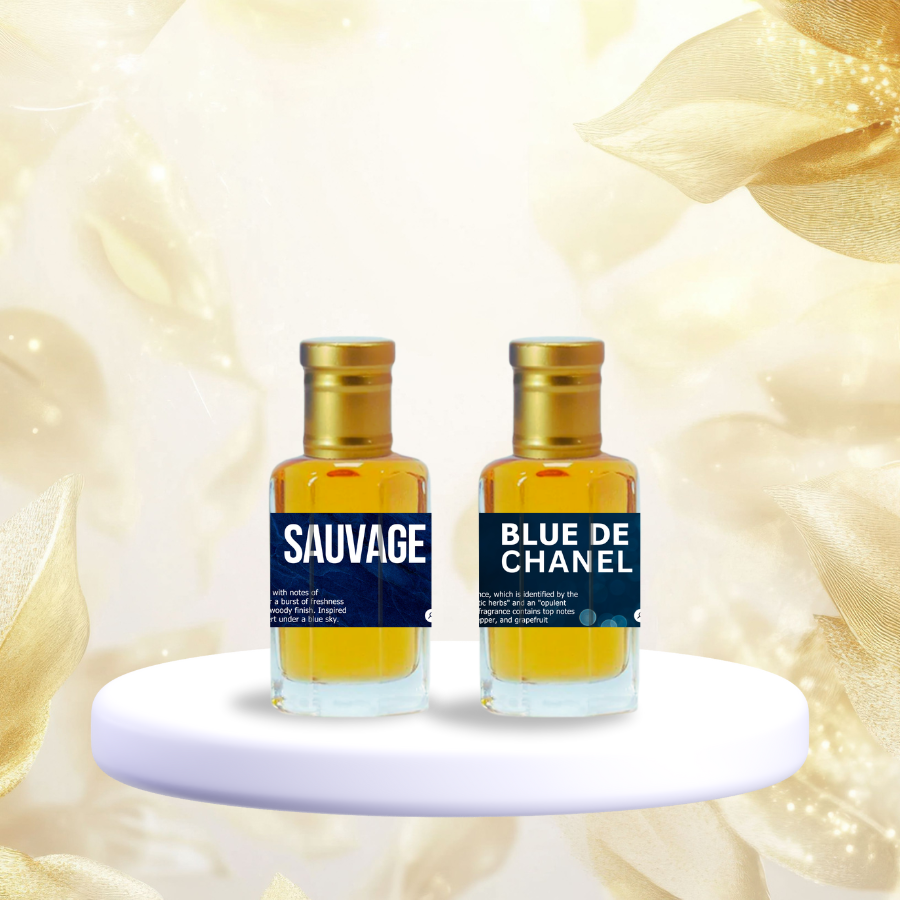 Pack of 2 (Sauvage & Bleu de Chanel)  Al Haseeb Islamic Mart