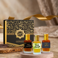 Pack of 3 Attars (Musk Al Madina, Oud Al Kabbah & Oud Al Aswad)  Al Haseeb Islamic Mart