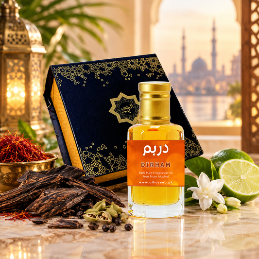 Imported, Best Quality Attar Dirham (درہم) Fragrance Oil by alhaseeb.pk