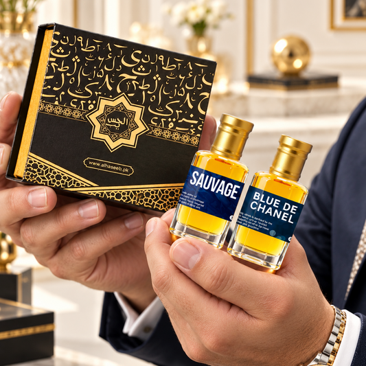 Pack of 2 (Sauvage & Bleu de Chanel)  Al Haseeb Fragrances