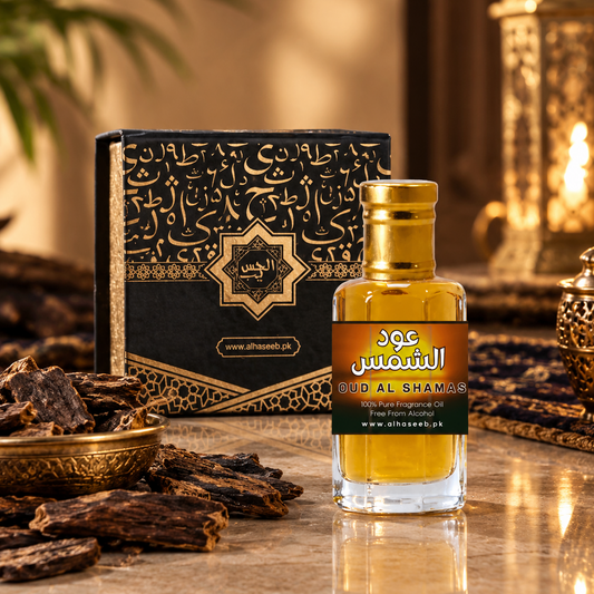 Oud Al Shams Attar عود الشمس oriental woody fragrance oil by AlHaseeb.pk
