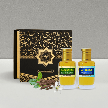Pack of 2 Oud Al Ibrahim & Oud Rozaan – 12ml Each