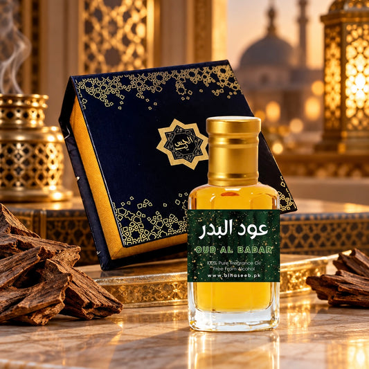 Oud Al Badar Attar عود البدر luxury oud fragrance oil by AlHaseeb.pk