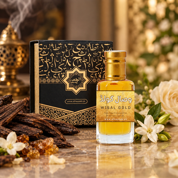 Wisal Gold Attar وصال گولڈ luxurious floral amber musk fragrance oil by AlHaseeb.pk