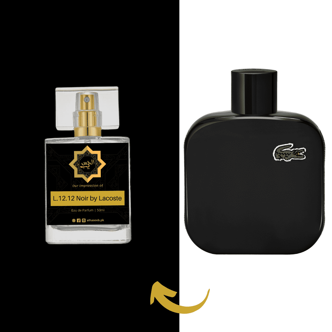 Our Impression of L.12.12 Noir Cologne by Lacoste Al Haseeb Islamic Mart