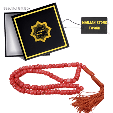 high quality Marjan Stone Tasbih – 100 Beads by Al Haseeb Islamic Mart alhaseeb.pk